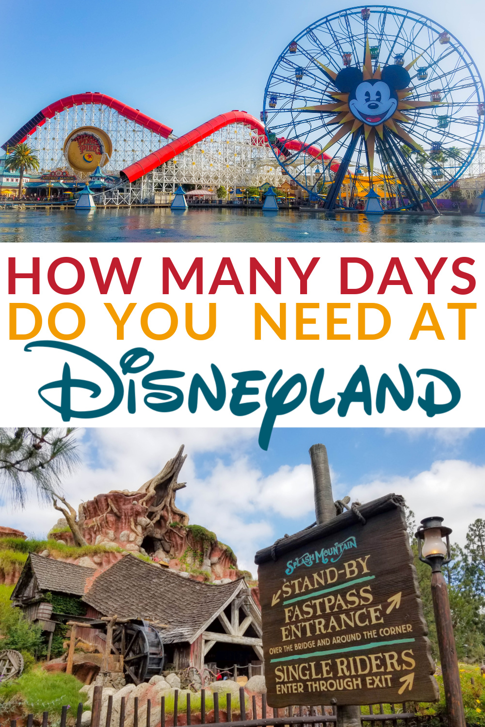 Disneyland Planning How Many Days To Spend At Disneyland